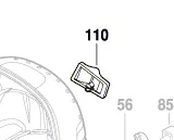 Commande interrupteur réf. 2 602 026 161 BOSCH
